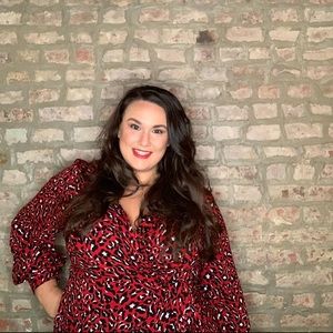 Eloquii Long Sleeve Wrap Dress